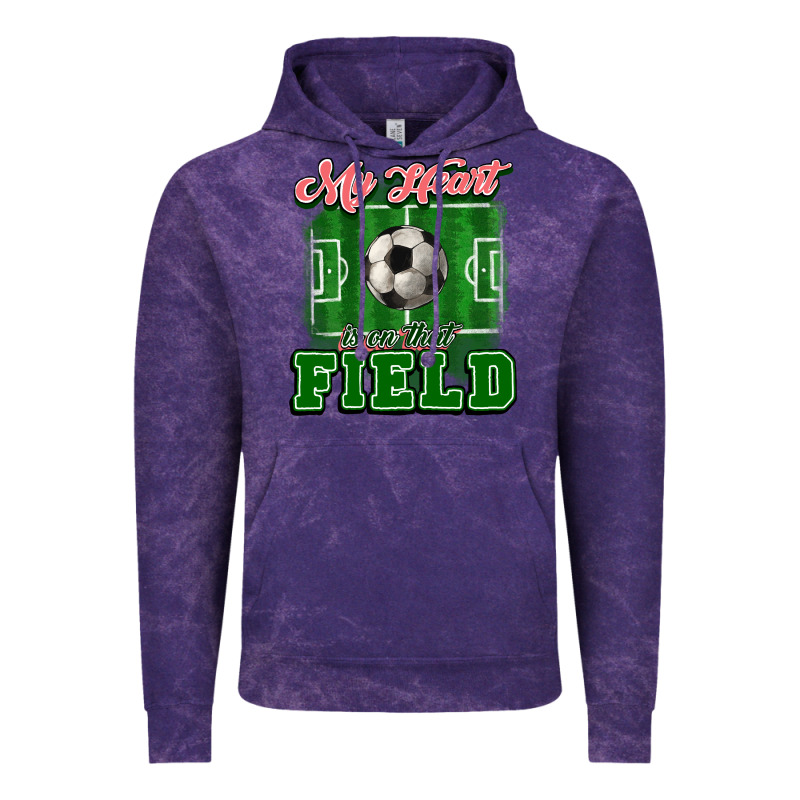 My Heart Is On That Court Soccer Vintage Hoodie by HowdyJamesFarm | Teevron