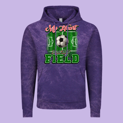 My Heart Is On That Court Soccer Vintage Hoodie Designed By Howdyjamesfarm