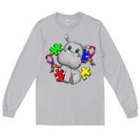 Moon Dust autism hippopotamus Long Sleeve Tee - CowGirlArtShop