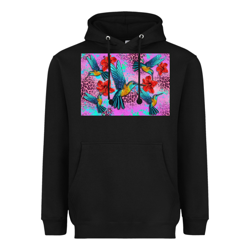 Flower Hummingbird Heavyweight Hoodie by Artiststas | Teevron