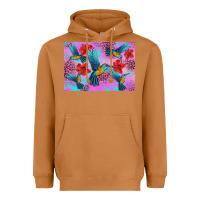 Meerkat Flower Hummingbird Heavyweight Hoodie - Artiststas