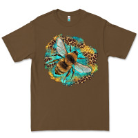 Cacao leopard honeycomb with bee Premium Tee - Artiststas