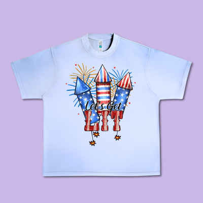 Let’s Get Lıt Urban Heavy Tee Designed By Jahusdesignshop
