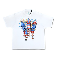White Let’s Get Lıt Urban Heavy Tee - JahusDesignShop
