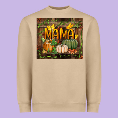 Mama Pumpkin Tumbler Heavyweight Sweatshirt Designed By Bundleandbundleshop