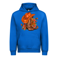 Cobalt orange  cowgirl  and roses Urban Hoodie - AdoDesignShop