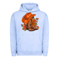 Pigment Grape Ice orange  cowgirl  and roses Urban Hoodie - AdoDesignShop