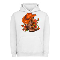 Pigment Lunar Rock orange  cowgirl  and roses Urban Hoodie - AdoDesignShop