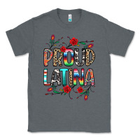 Charcoal Heather Proud Latina Classic Tee - texasbilliewilder