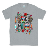 Heather Grey Proud Latina Classic Tee - texasbilliewilder