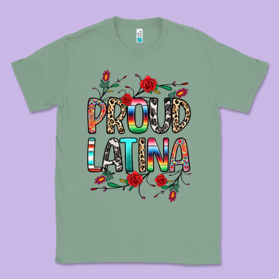 Proud Latina Classic Tee Designed By Texasbilliewilder
