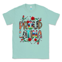 Seafoam Proud Latina Classic Tee - texasbilliewilder