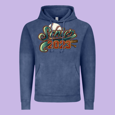 Senior 2023 Baseball Vintage Hoodie Designed By Howdyjamesfarm