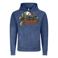 Vintage Denim Senior 2023 baseball Vintage Hoodie - HowdyJamesFarm