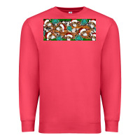 Cardinal Santa skeleton christmas Premium Sweatshirt - Artiststas