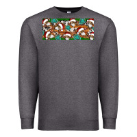 Charcoal Heather Santa skeleton christmas Premium Sweatshirt - Artiststas