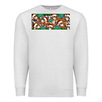 Oatmeal Heather Santa skeleton christmas Premium Sweatshirt - Artiststas