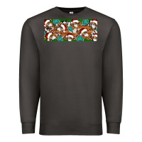 Smoke Santa skeleton christmas Premium Sweatshirt - Artiststas