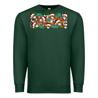 Sports Green Santa skeleton christmas Premium Sweatshirt - Artiststas