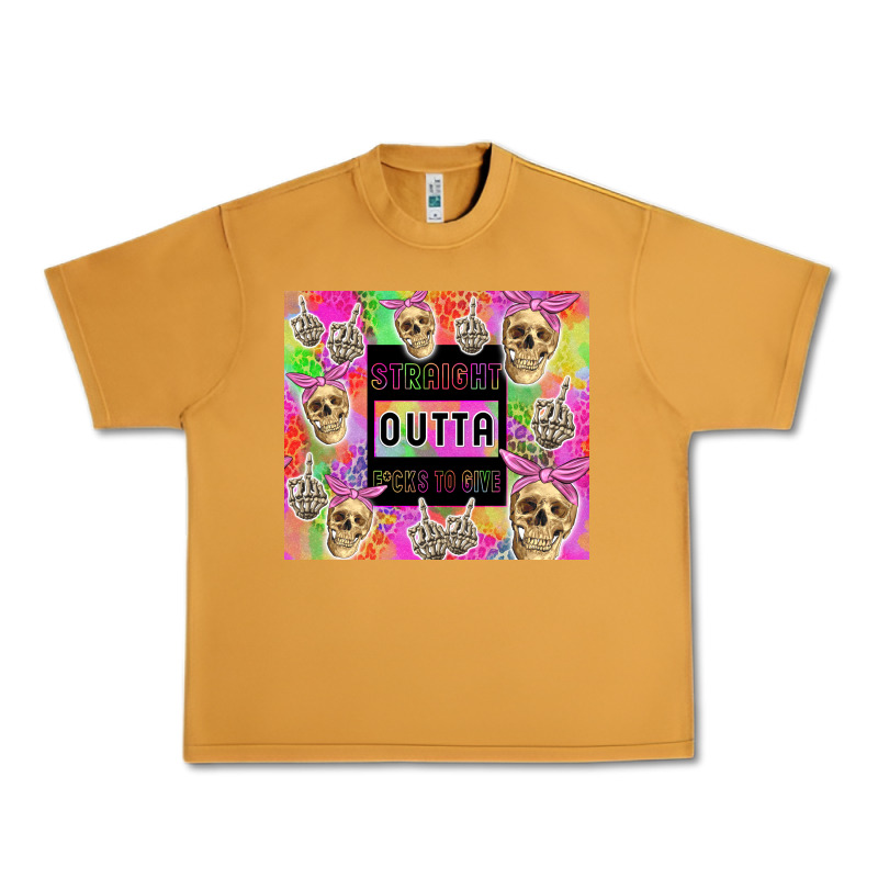 Straight Outta Fucks To Give Urban Heavy Tee by TumblerDesignByShophia | Teevron