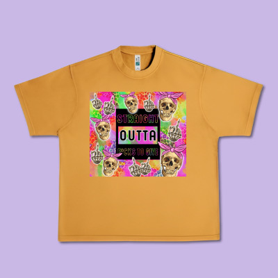 Straight Outta Fucks To Give Urban Heavy Tee Designed By Tumblerdesignbyshophia