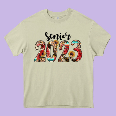 Senior 2023 Western Heavy Core Tee Designed By Jahusdesignshop