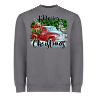 Storm Merry Christmas Truck With Gifts Heavyweight Sweatshirt - FaDigitalArtStudio