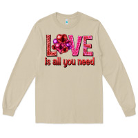 Mushroom Love is all you need Valentine's Day Long Sleeve Tee - HowdyJamesFarm