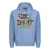 Colony Blue Holy Spirit Activate Premium Hoodie - FaDigitalArtStudio