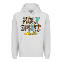 Dove Grey Holy Spirit Activate Premium Hoodie - FaDigitalArtStudio
