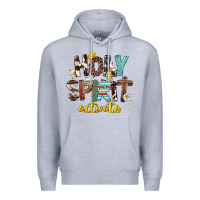 Heather Grey Holy Spirit Activate Premium Hoodie - FaDigitalArtStudio
