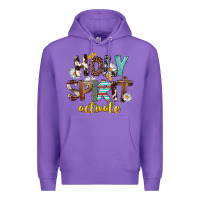 Purple Holy Spirit Activate Premium Hoodie - FaDigitalArtStudio