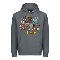 Rock Holy Spirit Activate Premium Hoodie - FaDigitalArtStudio