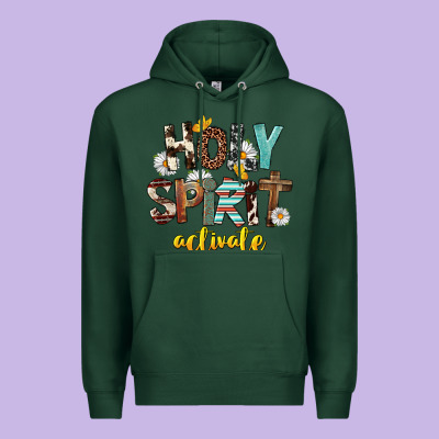Holy Spirit Activate Premium Hoodie Designed By Fadigitalartstudio
