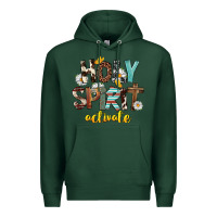 Sports Green Holy Spirit Activate Premium Hoodie - FaDigitalArtStudio