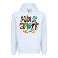 White Holy Spirit Activate Premium Hoodie - FaDigitalArtStudio