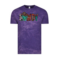 Cloud Purple Western Howdy Gemstone Cowboy Hat Vintage Tee - HowdyJamesFarm