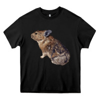 Black pika Heavy Core Tee - LillyAllenDesigns