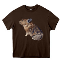Chocolate Brown pika Heavy Core Tee - LillyAllenDesigns