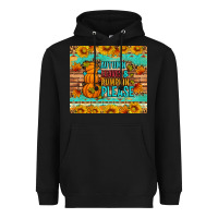 Black Autumn leaves and pumpkin please Heavyweight Hoodie - Artiststas