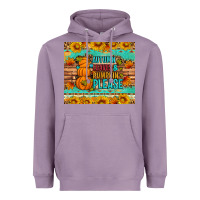 Lavender Autumn leaves and pumpkin please Heavyweight Hoodie - Artiststas