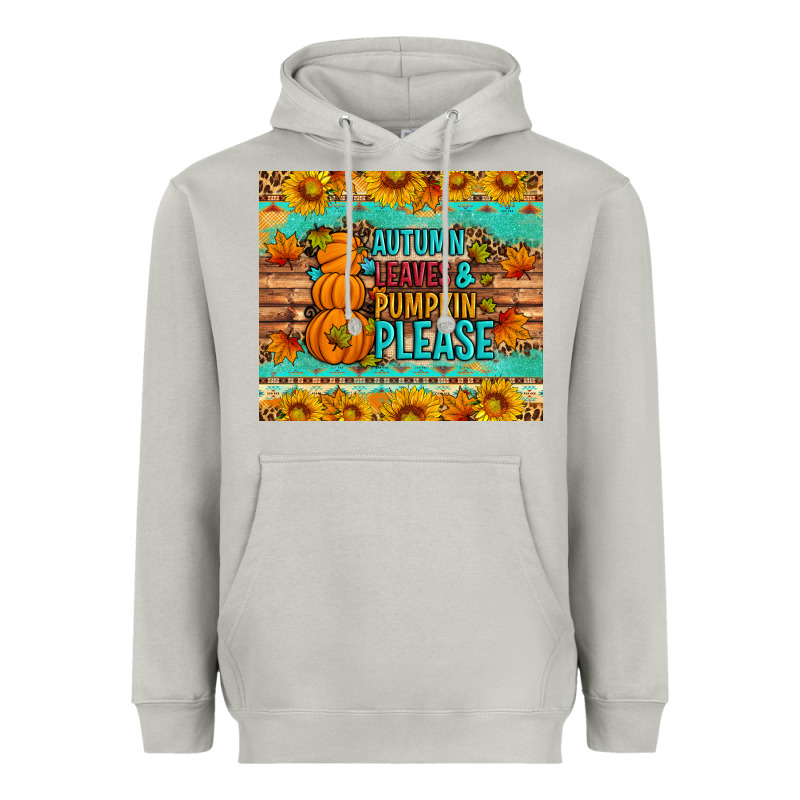 Autumn Leaves And Pumpkin Please Heavyweight Hoodie by Artiststas | Teevron