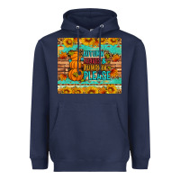 Navy Autumn leaves and pumpkin please Heavyweight Hoodie - Artiststas
