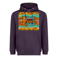 Plum Autumn leaves and pumpkin please Heavyweight Hoodie - Artiststas