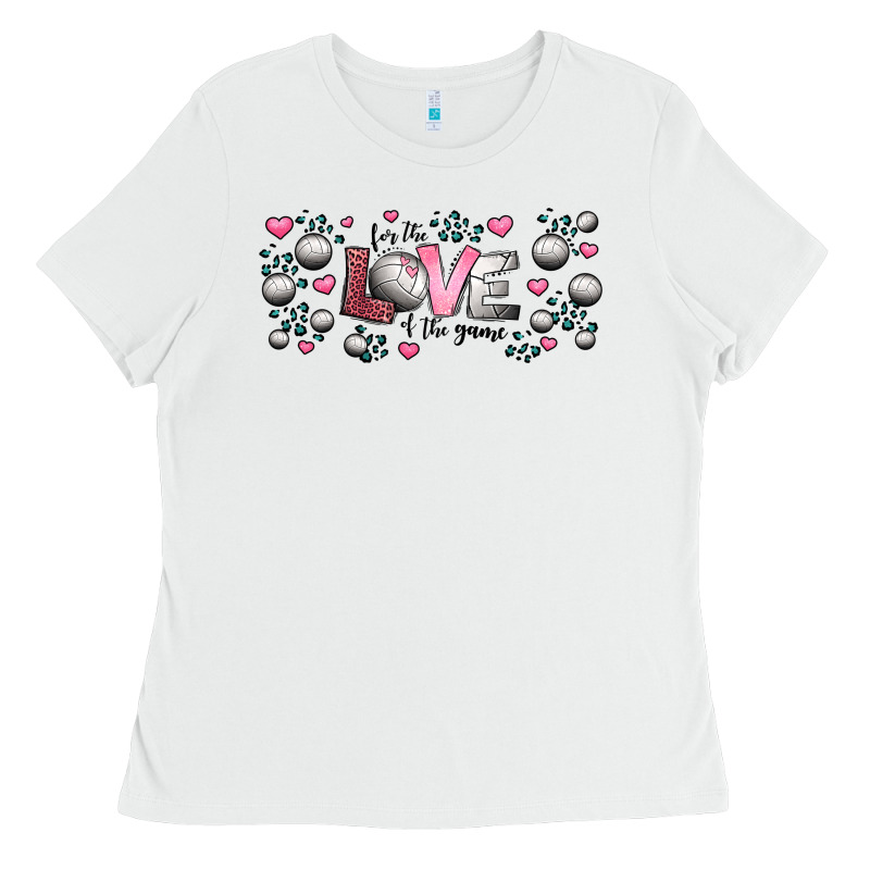 For The Love Of The Game  Volleyball Ladies Tee by Jasminsmagicworld | Teevron