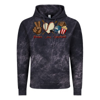 Cloud Black Peace love Baseball Vintage Hoodie - HowdyJamesFarm