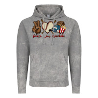 Cloud Rock Peace love Baseball Vintage Hoodie - HowdyJamesFarm