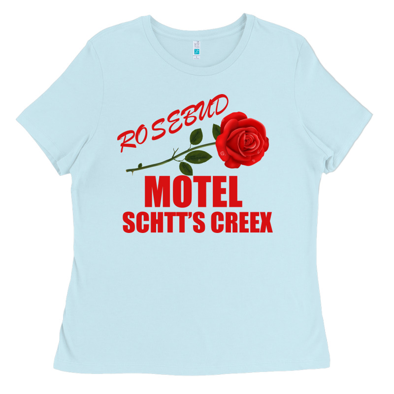 Rosebud  Motel Schtts Creex Ladies Tee by Bettercallsaul | Teevron