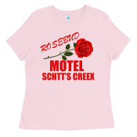 Bubblegum Pink rosebud  motel schtts creex Ladies Tee - Bettercallsaul