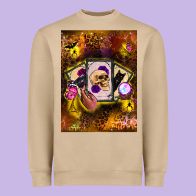 Tarot Cards Heavyweight Sweatshirt Designed By Bundleandbundleshop